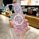 For Samsung Galaxy Z Fold Special Magnetic Axis Pearlescent Shell Texture MagSafe Phone Case(Purple) - 2