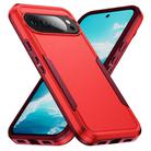 For Google Pixel 10 Pioneer Armor Heavy Duty PC + TPU Phone Case(Red+Rose Red) - 1