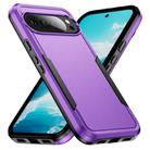 For Google Pixel 10 Pioneer Armor Heavy Duty PC + TPU Phone Case(Purple+Black) - 1