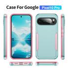 For Google Pixel 10 Pro Pioneer Armor Heavy Duty PC + TPU Phone Case(Green+Pink) - 2