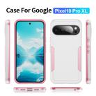 For Google Pixel 10 Pro XL Pioneer Armor Heavy Duty PC + TPU Phone Case(White+Pink) - 2