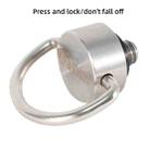 BEXIN LS020 Quick Release Plate Screws 1/4 inch C-Ring Adapter Mount Screws(Steel Color) - 2