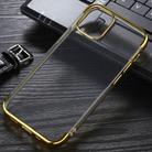 For iPhone 12 mini Three Stage Electroplating TPU Protective Soft Case(Gold) - 2