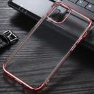 For iPhone 12 mini Three Stage Electroplating TPU Protective Soft Case(Rose Gold) - 2