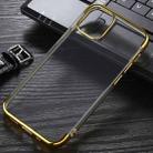 For iPhone 12 / 12 Pro Three Stage Electroplating TPU Protective Soft Case(Gold) - 2