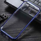 For iPhone 12 Pro Max Three Stage Electroplating TPU Protective Soft Case(Blue) - 2