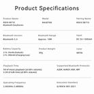ROCK EB710 RAU0788 Bluetooth 5.3 Wireless Earphones(White) - 4