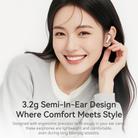 ROCK EB710 RAU0788 Bluetooth 5.3 Wireless Earphones(White) - 5