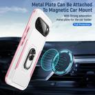 For Google Pixel 10 Pro XL Pioneer Armor Heavy Duty PC + TPU Phone Case with Holder(White+Pink) - 3