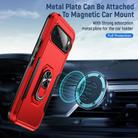 For Google Pixel 10 Pro XL Pioneer Armor Heavy Duty PC + TPU Phone Case with Holder(Red+Black) - 3
