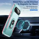 For Google Pixel 10 Pro XL Pioneer Armor Heavy Duty PC + TPU Phone Case with Holder(Green+Pink) - 3