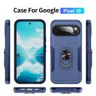 For Google Pixel 10 Pioneer Armor Heavy Duty PC + TPU Phone Case with Holder(Blue) - 2
