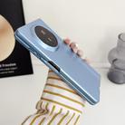 For Honor Magic V3 Integrated Spring Axis Skin Feel Phone Case(Blue) - 3
