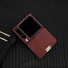 For Huawei Pura X Black Frame Kevlar Carbon Fiber Ultra-thin Nameplate Shockproof Phone Case(Red) - 2