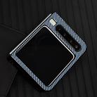 For Huawei Pura X Black Frame Kevlar Carbon Fiber Ultra-thin Nameplate Shockproof Phone Case(Black) - 3