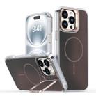 For iPhone 16 Pro Max Gradient Discolor Lens Kickstand Magsafe Phone Case(Desert Gold) - 1