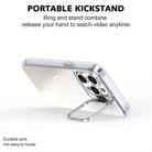 For iPhone 15 Pro Max Gradient Discolor Lens Kickstand Magsafe Phone Case(Desert Gold) - 3