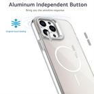 For iPhone 13 Pro Max Gradient Discolor Lens Kickstand Magsafe Phone Case(White) - 2