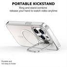 For iPhone 13 Pro Gradient Discolor Lens Kickstand Magsafe Phone Case(Purple) - 3