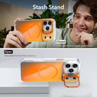 For iPhone 17 Pro Max Gradient Discolor Lens Kickstand Magsafe Phone Case(Desert Gold) - 2