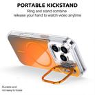 For iPhone 17 Pro Gradient Discolor Lens Kickstand Magsafe Phone Case(White) - 3