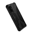 For Huawei Honor X10 Butterfly Shadow Shockproof Rubber TPU Protective Case(Black) - 2