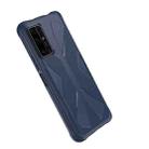 For Huawei Honor X10 Butterfly Shadow Shockproof Rubber TPU Protective Case(Blue) - 2