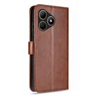 For Wiko Hi Enjoy 80S AZNS Sheepskin Texture Flip Leather Phone Case(Brown) - 3