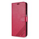 For Wiko Hi Enjoy 80S AZNS Sheepskin Texture Flip Leather Phone Case(Red) - 2