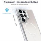For Samsung Galaxy S25 Ultra 5G Gradient Discolor Lens Kickstand Magsafe Phone Case(Orange) - 2
