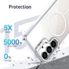 For Samsung Galaxy S23 5G Gradient Discolor Lens Kickstand Magsafe Phone Case(Orange) - 3