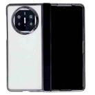 For Huawei Mate X3 Plating Spring Axis Skin Feel Phone Case(Black) - 1