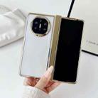 For Huawei Mate X5 Plating Spring Axis Skin Feel Phone Case(Gold) - 2