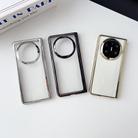 For Huawei Mate X6 Plating Spring Axis Skin Feel Phone Case(Black) - 3
