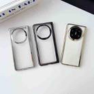 For Huawei Mate X6 Plating Spring Axis Skin Feel Phone Case(Silver) - 3