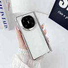 For Huawei Mate X6 Plating Spring Axis Skin Feel Phone Case(Silver) - 4