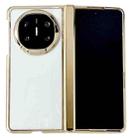 For Huawei Mate X6 Plating Spring Axis Skin Feel Phone Case(Gold) - 1