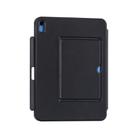 For iPad 2025 / 2022 U8 Magic Folio Ultra-thin RGB Backlight Touchpad BT Keyboard Leather Case(Black) - 2