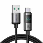 JOYROOM S-A16 Pro Prism Series 66W Digital Display USB to Type-C Fast Charging Data Cable, Length: 1.2m(Black) - 1