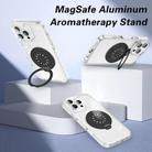 Magnetic MagSafe Aluminum Alloy Aromatherapy Mirror Bracket with Straps(Black) - 2