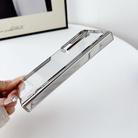 For Samsung Galaxy Z Fold Special Plating Spring Axis Skin Feel Phone Case(Silver) - 3