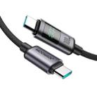 JOYROOM S-A16 Pro Prism Series 100W Digital Display Type-C Fast Charging Data Cable, Length: 1.2m(Black) - 2
