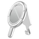 Magnetic MagSafe Phone Holder Belt Clip Electroplating Mirror Bracket(Silver) - 1