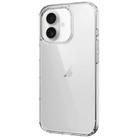 For iPhone 16 ROCK Pure Series Clear PC Hybrid TPU Phone Case(Transparent) - 1