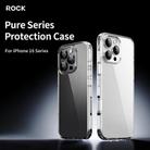 For iPhone 16 Pro Max ROCK Pure Series Clear PC Hybrid TPU Phone Case(Transparent) - 2