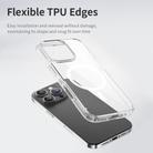 For iPhone 16 Pro ROCK JingDun Series Clear MagSafe PC Hybrid TPU Phone Case(Transparent) - 3