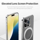 For iPhone 16 Pro Max ROCK JingDun Series Clear Rotating MagSafe Holder PC Hybrid TPU Phone Case(Transparent) - 4
