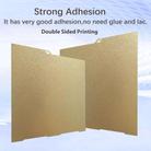 3D Printer Build Plate Spring Steel Sheet For ANYCUBIC 268x256mm, Style:Gold / PEI Coating - 3