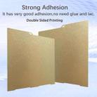 3D Printer Build Plate Spring Steel Sheet For ANYCUBIC 268x256mm, Style:PEI Coating + PEO Diamond Film - 3