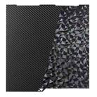 3D Printer Build Plate Spring Steel Sheet For ANYCUBIC 268x256mm, Style:PET Carbon Fiber + PEO Diamond Film - 1